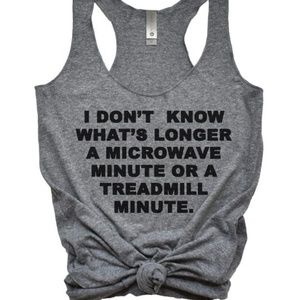 A Microwave Minute Or A Treadmill Minute Tank